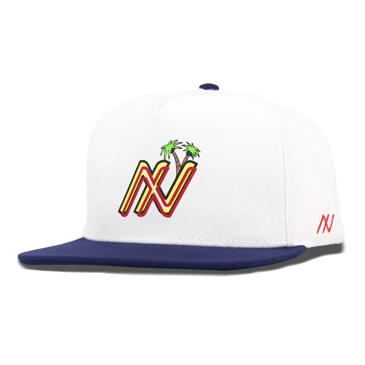 Coconut Tree Pattern Snapback Cap